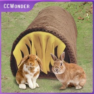 CCWonder Small Animals Tunnel Guinea Pig Hideout Hunting Guinea Pig House 2 in 1 Bed and Tunnel for Hamster Squirrel Guinea Pig Rat