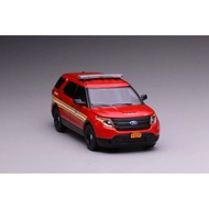 Mytopshop 1:64 596 Red Fire FDNY Explorer SUV Sports Model Diecast Metal Car New Collection