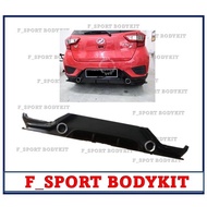 PERODUA MYVI 2018 2020 2021 2022 MG3 G3 GT3 REAR SKIRT REAR BUMPER DIFFUSER WITH EXHAUST PIPE PU