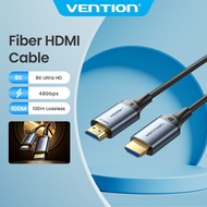 Vention 8K Fiber Optic HDMI 2.1 Cable 48Gbps A-Male to A-Male Supports Dynamic HDR/12-Bit Color Dept