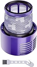 3Pack Replacement V10 Filters for Dyson V10 Cyclone Series, V10 Absolute, V10 Animal, V10 Total Clean, SV12,Part No. 969082-01, Purple (3)