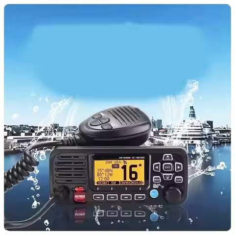 ICOM IC-M330 25W Waterproof Car Radio Station VHF Marine Radio Submersible Mobile Radio for ICOM