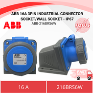 ABB 16A 3PIN INDUSTRIAL CONNECTOR SOCKET/WALL SOCKET - IP67