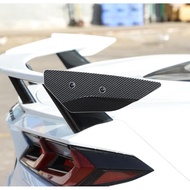 Car Spoiler Wing Sticker Compatible with Corvette C8 Stingray 2020-2023, Trunk Deck Spoiler Sticker 