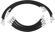 FEIDKS Front Loader Hydraulic Hose Kit Compatible with Kubota LA350A LA401 LA402 LA402-1, Replace 7J