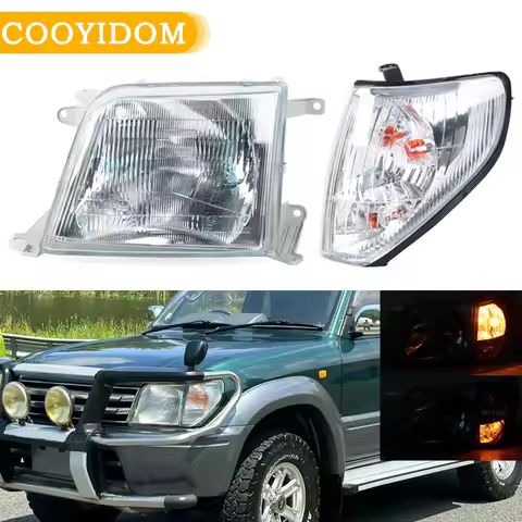 Front Bumper Headlight For Toyota Land Cruiser Prado 90 LC90 FJ90 RZJ90 KZJ90 1996 1997-2002 Corner 