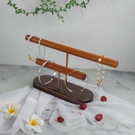 Double Cylinder Jewelry Display Stand