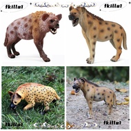 FKILA Spotted Hyena Model Zoo Scene Educational Toy Early Learning Simulation Wild Animals