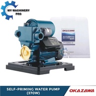 OKAZAWA 370W (1/2HP) AUTOMATIC SELF-PRIMING WATER PUMP WITH COVER PAM AIR AUTOMATIC RUMAH WATER BOOS