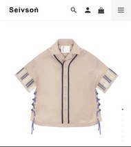 Acrypsis seivson 兩穿開領棒球衫 全新