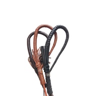 Horse Whip Riding Full Leather Braided Whip Horse Whip Cowhide Braided Whip Educational Leather Hors