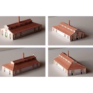DIY Papercraft Diorama Pattern CIVICO BURNING FACTORY