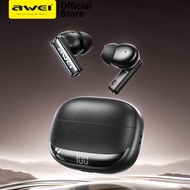 Awei TA19 ANC Wireless Bluetooth Earbuds Noise Cancelling 360° Surround Sound Digital Display With M