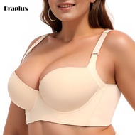 Braplux 36 Cup C B D 38 40 42 44 46 48 50 Women Bra 40B Plus Size Bra For Woman With Wire Balconette