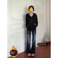 Flare Jeans - Fleece-Lined & Washed | Plus-Size Women’s Autumn/Winter Pants