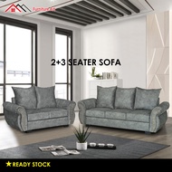 Furniture Art Design 2+3 Seater Sofa Set / Sofa Murah Set / 3 Seater Sofa / 1+2+3 Chesterfield Sofa 