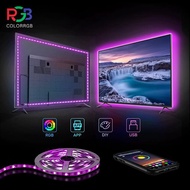Color RGB, Backlight for TV , USB Powered LED strip light ,RGB2835 For 24 Inch-60 Inch TV,Mirror,Remote Control Bias