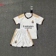 [in stock] 2324 Childrens Clothing Soccer Suit Set Real Madrid Barcelona Paris Liverpool Miami Chels