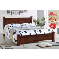 Yi Success Maple Wooden Queen Bed Frame / Quality Queen Bed / Katil Queen Kayu / Wooden Double Bed /