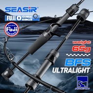 Seasir Riveria BFS Ultralight Spining Baitcasting Fishing Rod ,FUJI O Ceramic Guide Rings ,30T+40T C