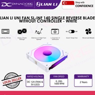 LIAN LI UNI FAN SL-INF 140 SINGLE REVERSE BLADE WITHOUT CONTROLLER - WHITE