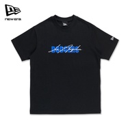 (T-Shirt) New Era Los Angeles Dodgers Mix League Script Black Short Sleeve T-Shirt
