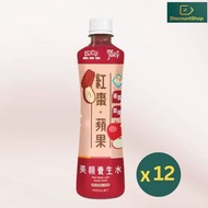 菓汁先生 - 菓汁先生 X 鴻福堂 紅棗蘋果飲品 (400ml x 12)