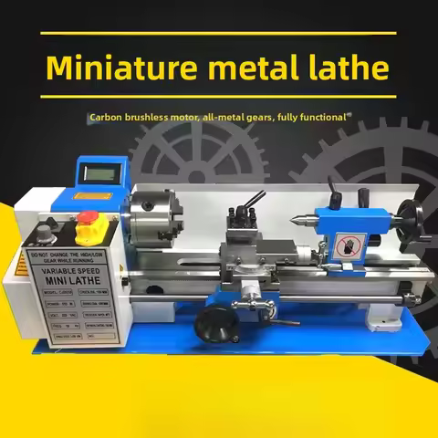 Miniature Household Lathe CJ0618 Compact Desktop Precision Instrument Mini Machine Tool Educational 