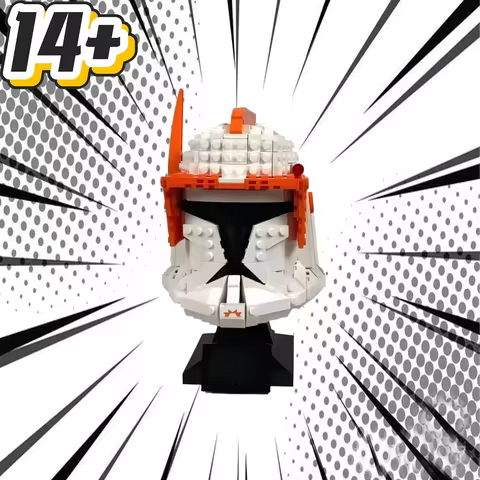 In Stock 766pcs FIT 75350 Clone Commander Cod Helmet Star Battle Building Block Brick Assembly Model