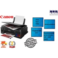 CANON G3010 WIRELESS REFILL INK TANK PRINTER WITH CANON ORIGINAL REFILL INK