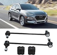 Yumzeco 4PCS Compatible with Hyundai Front Sway Bar Links with Bushings Elantra/Ioniq/Kona/Veloster,