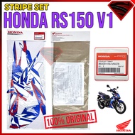 100% ORIGINAL HONDA RS RS150 V1 RS150R RS 150 STRIPE SET N.BLUE 06900-K56-M60ZB / 86000-K56-M60ZB