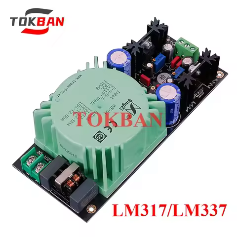 LM317/LM337 Transformer Output Adjustable Voltage Stabilizing Circuit Board Kit Diy Can Install Tale