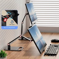 (CEUO) Portable Monitor Stand Adjustable 360° Swivel Bracket Tablet Holder Compatible with Tablet De