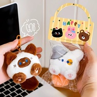 GANTUNGAN CUTE CAT KEYCHAIN ADORABLE PLUSH CAT KEYCHAIN CUTE CAT MOTIF KEYCHAIN/ CUTE CAT BAG CHARM/