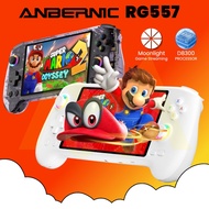 ANBERNIC RG557 Handheld Gaming Console 5.48" AMOLED HD Screen Android 14 Processor Dimensity 8300