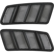 Sepasang Penutup Gril Ventilasi Udara Hood Serasi dengan Mercedes Benz ML550 ML63 2012-2015, GL350 G
