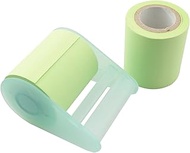 Pro Bamboo Kitchen Sticky Notes Tape Green 2 Rolls of Sticky Notes 1 Dispenser Note Taking Stationer