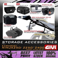 GIVI KAWASAKI Z250/400 NINJA250 2018-2025 SRV SPECIAL RACK/SBL SIDE BAGS HOLDER,KOTAK/BOX MTN39/MTN2