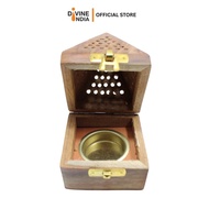 Handmade Wooden Pyramid Sambrani Holder | Incense | Dhoop | Agarbatti Stand Holder | Wooden Incense 