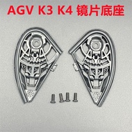 AGV K3 K4 Lens Base with Screws Detachable Helmet Accessories [Not Suitable for K5/K3SV/K1]