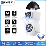 EYESEC CCTV Bohlam 6MP Dual Lens CCTV Lampu WiFi IP Camera 360° PTZ Kamera HP Jarak Jauh Garansi 1 Tahun