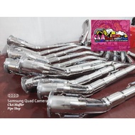 Motorcycle DAENG SAI4 BIG ELBOW PIPE FOR ALL SNIPER 155 (PURE 304 STAINLESS)
