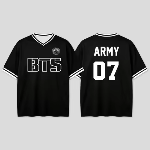 2026 BTS Arirang World Tour 3D Printed Jersey Men Summer Sports Outdoors T-shirt Breathable Quick Dr