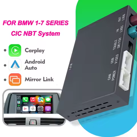 Wireless CarPlay Android For Android Auto Wireless CarPlay AI Box For BMW CIC NBT X4 F26 X3 F25 2011