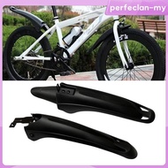 [PerfeclanMY] Front And Rear Mudguard Mudguard Set Rain Cover Accessories Guard for 20 24 26 Inch Folding Bikes Mountain Bikes