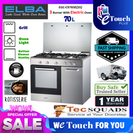 ELBA FREE STANDING COOKER ELECTRIC OVEN 3 BURNERS EGC-C9783E(SS) / 4 BURNERS EGC-C9784E(SS) or GAS O