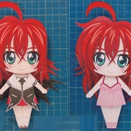 Action Figure Highschool DXD Papercraft Rias Gremory Sexy Paper Craft