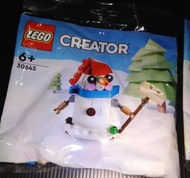 全新 樂高 LEGO 30645 雪人 Snowman polybag