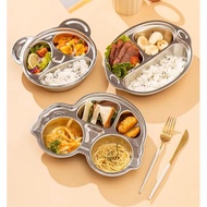 SUS 304 Stainless Steel Children's Dinner Plate SUS 304 Stainless Steel Divided Dinner Plate Childre